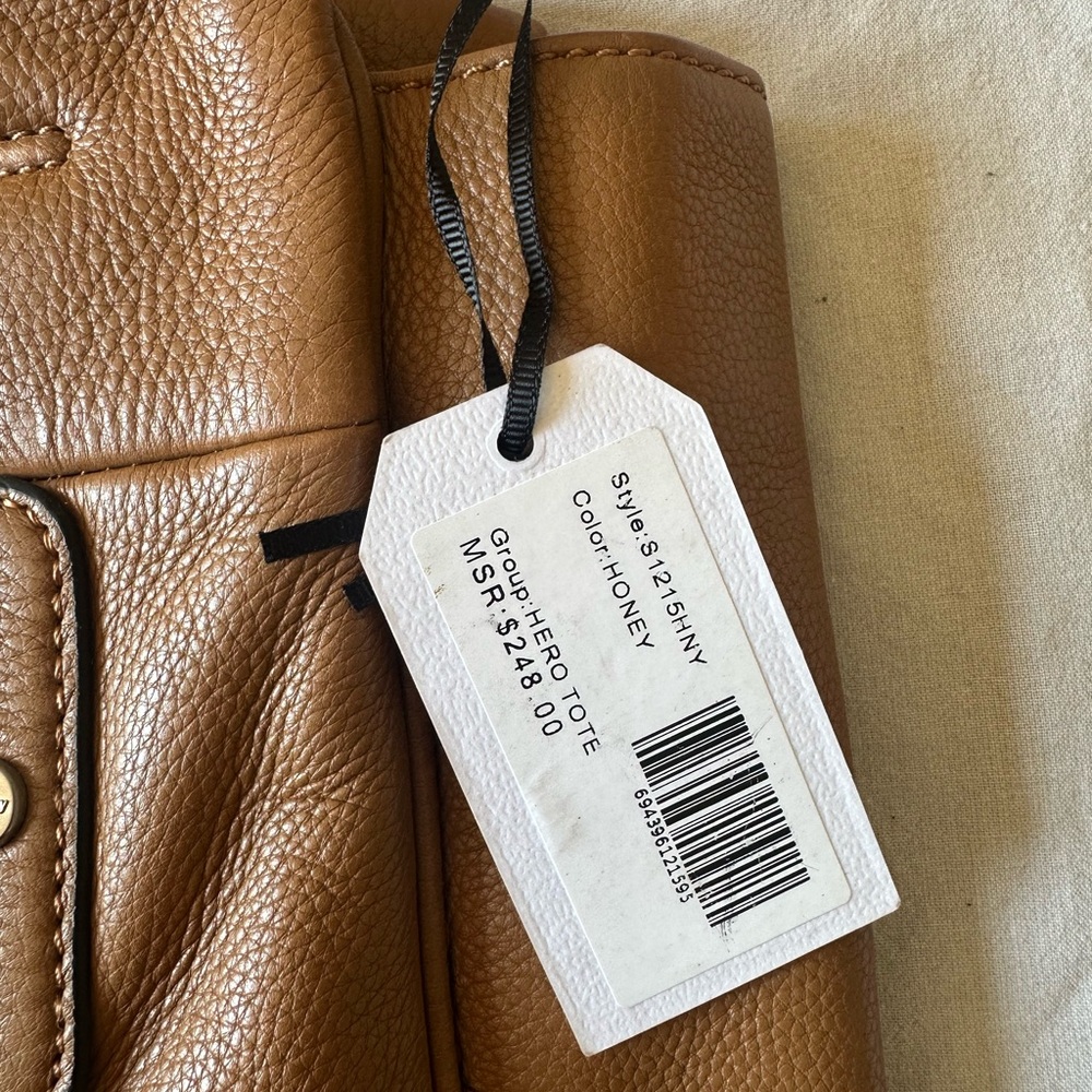 NWT Sanctuary Brown Leather Shoulder Bag - Picture 9 of 9